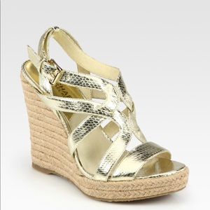 MICHAEL Michael Kors Palm Beach Espadrilles GOLD